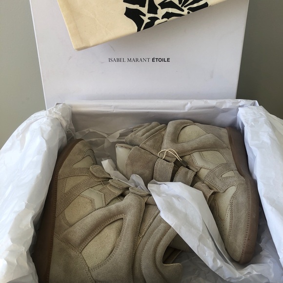 Brand new ISABEL MARANT 
bekett leather wedge sneakers - Picture 12 of 12